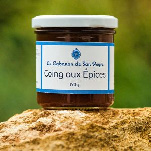 Confiture de Coing aux épices Bio du Cabanon de San Peyre.