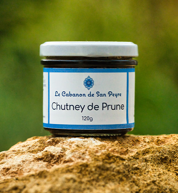 Chutney de prune Bio du Cabanon de San Peyre